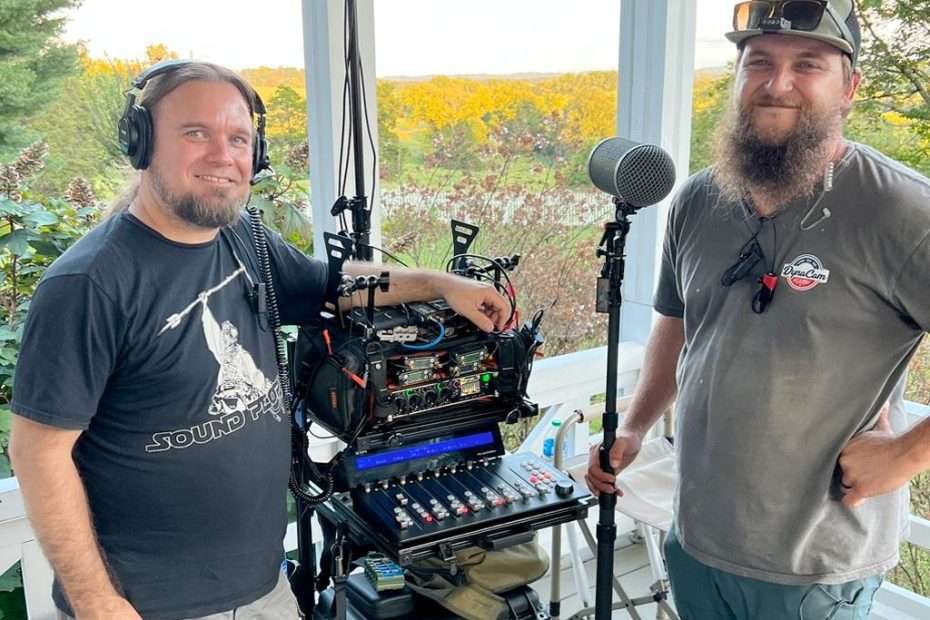 Alex Haralson with Lectrosonics gear, keeping Knoxville in the mix.