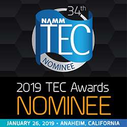 TEC2019Awards 2019 NAMM TEC Awards Nominee badge for M2T