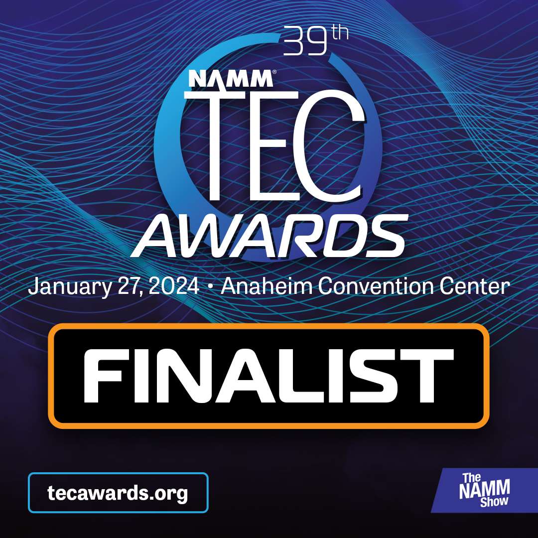 TEC24_Finalist_Assets_1080x1080_Social 39th NAMM TEC Awards Finalist graphic for M2T, January 27, 2024