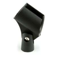 Black microphone clip holder with adjustable pivot