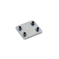 Aluminum mounting plate with four threaded holes