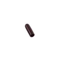 Dark brown cylindrical cap with hollow end
