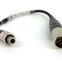 MCATA5MLEMO cable adapter with Lemo and DIN connectors