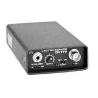 Lectrosonics CR175 receiver front panel with modulation and output controls