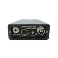 Lectrosonics UCR190 receiver front panel with BNC and XLR connectors.