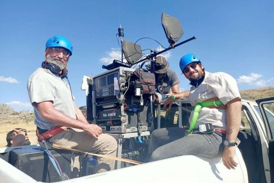 Glen Marullo and crew on location with Lectrosonics sound gear
