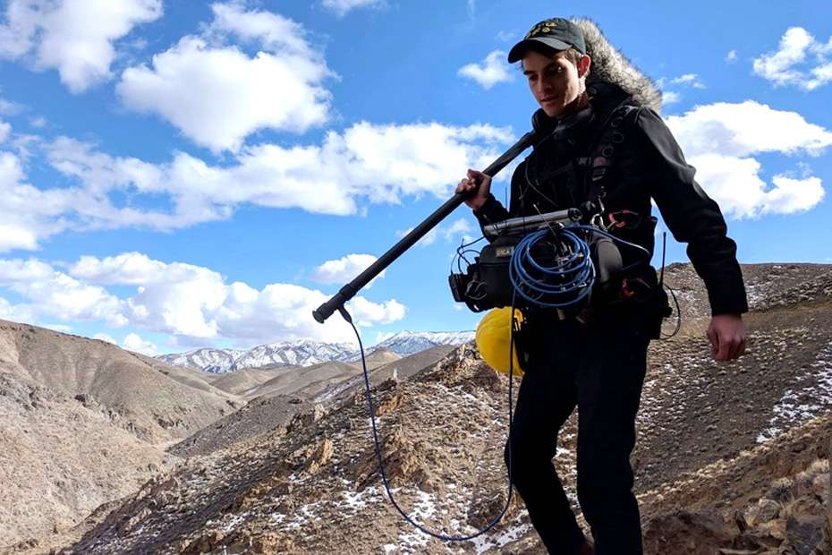 Will Harrell records sound in a rugged, mountainous landscape with Lectrosonics gear.