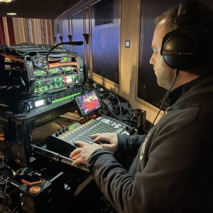HenryRapp3 Sound mixer Henri Rapp using Lectrosonics gear for production sound.