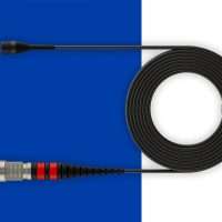 L1 lavalier microphone with coiled cable and XLR connector