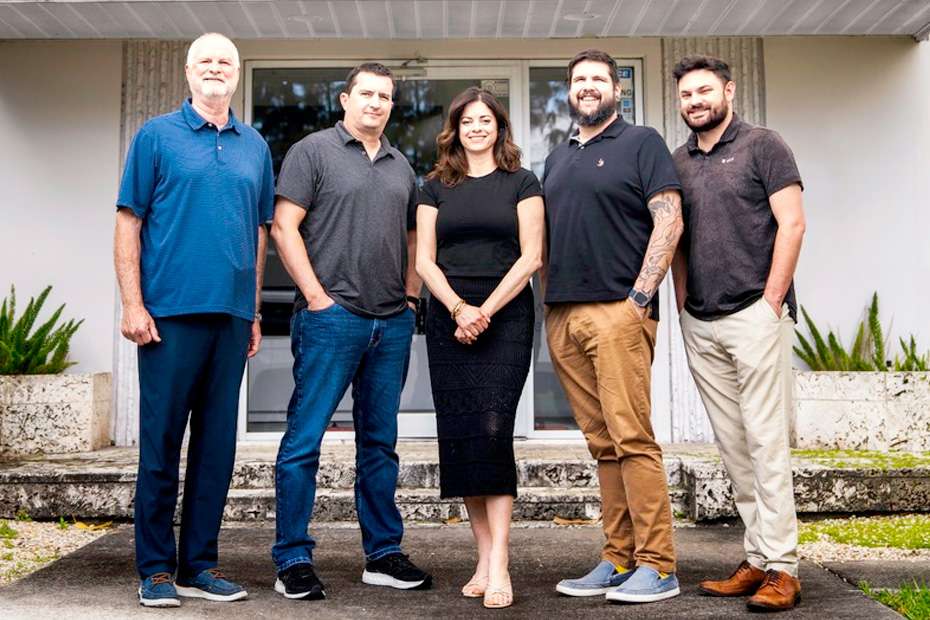 Lectrosonics team with Mizzen Marketing representatives