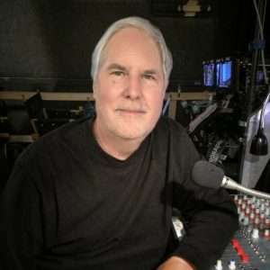 Oscar-nominated sound mixer Scott D. Smith at a soundboard with Lectrosonics gear