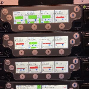Lectrosonics wireless receivers used by Scott D. Smith for The Bear.