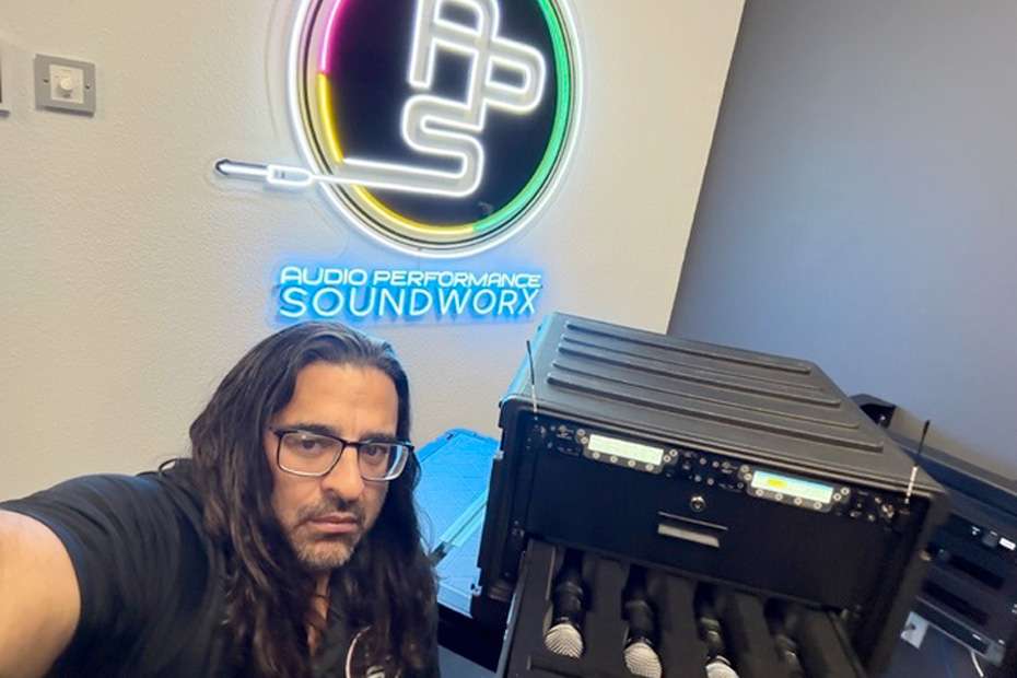 Audio Performance Soundworx showroom with Lectrosonics wireless mics